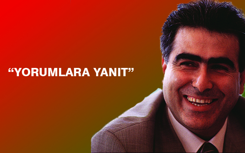 YORUMLARA YANIT