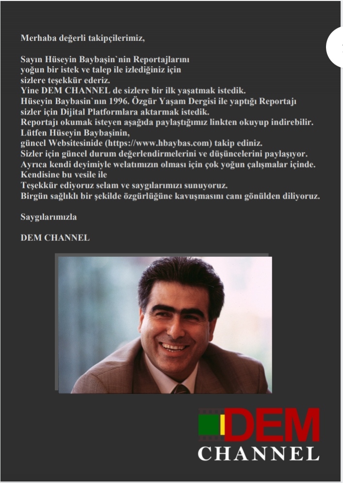 Dem Channel Medya Grubu Mensuplarına